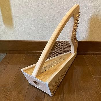 22弦 ホビー・楽器・アート ほのぼの工房の複弦ハープ